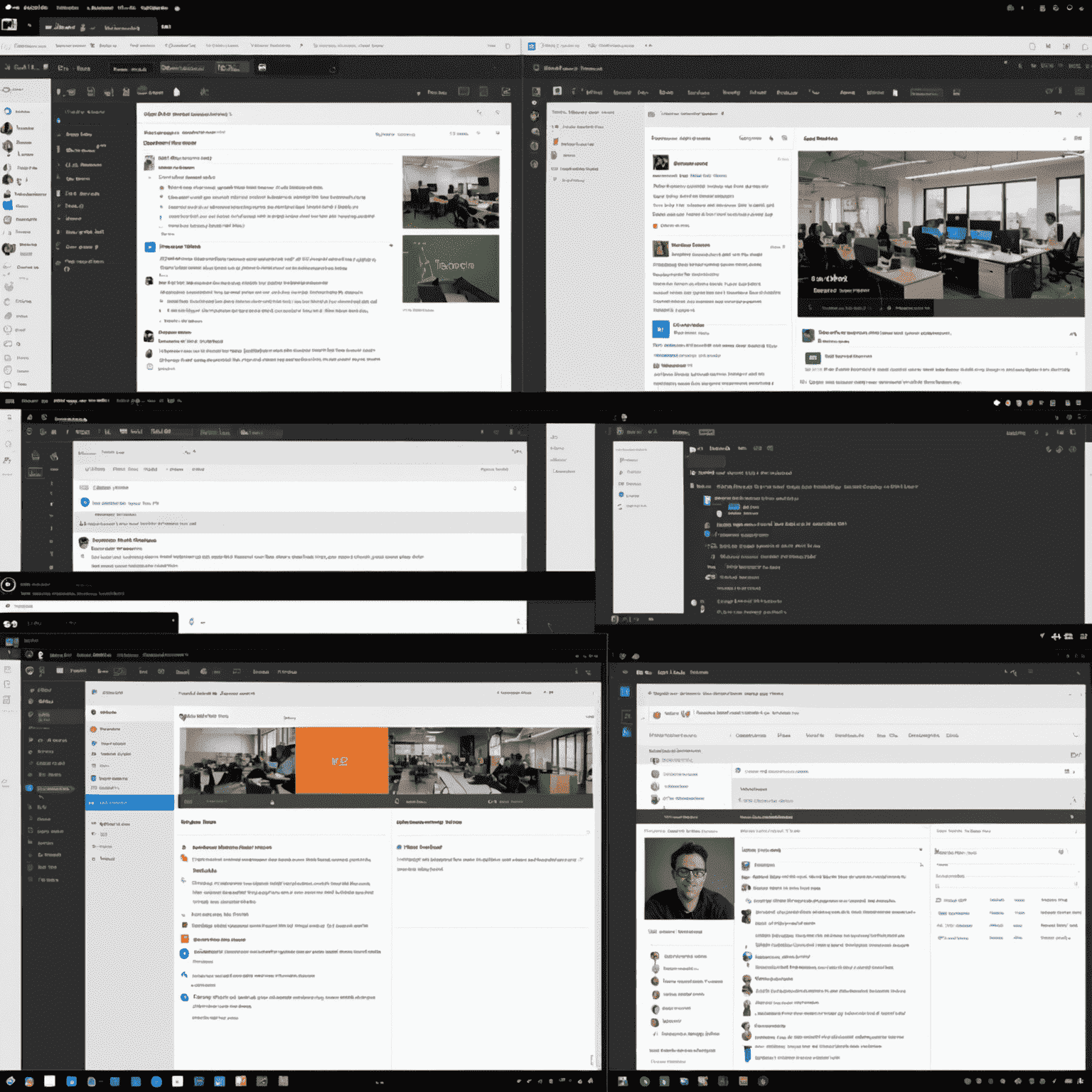 A split-screen image showing before and after scenarios of team collaboration in Figma. The 'before' side shows disorganized files and confusion, while the 'after' side displays a well-structured, collaborative Figma workspace with multiple cursors working in harmony
