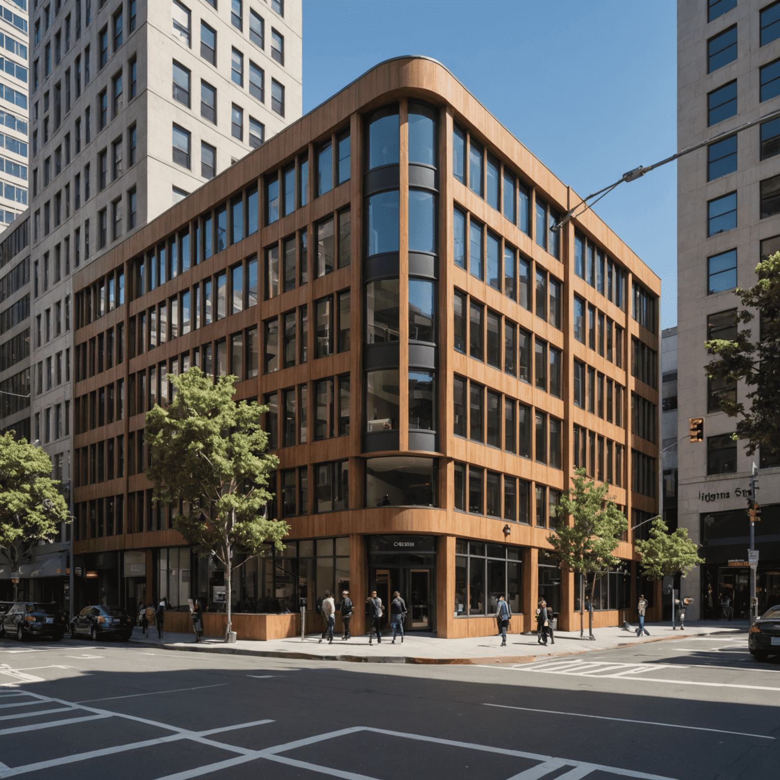 Exterior view of Figma's expanded headquarters at 2200 Mission Street, San Francisco