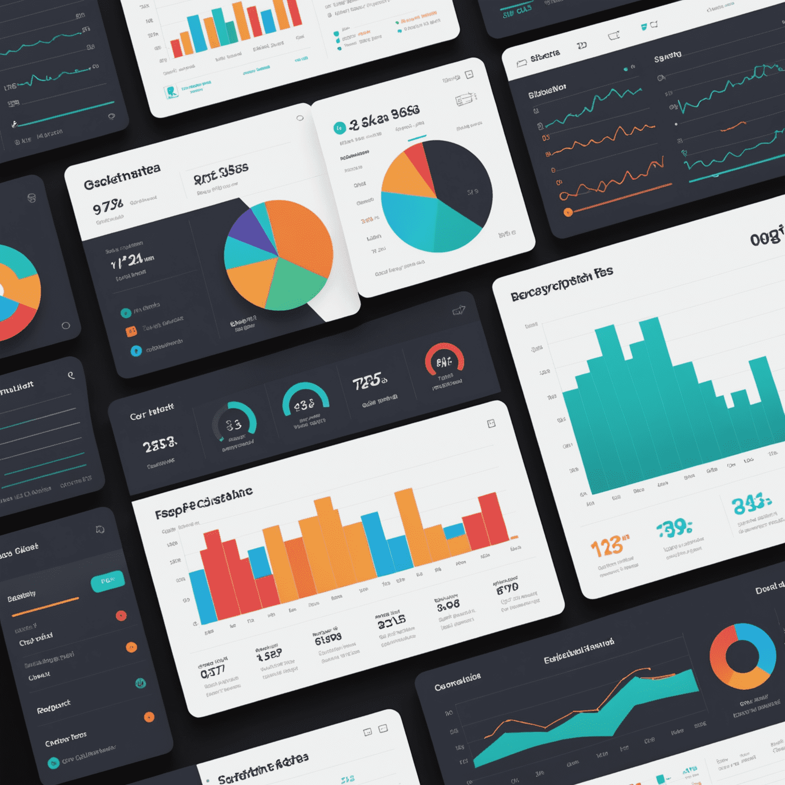 Interface of a data visualization plugin for Figma, displaying various chart types and data import options to create infographics directly within the design environment.